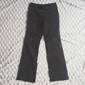 Vintage Brown Suede  Pants